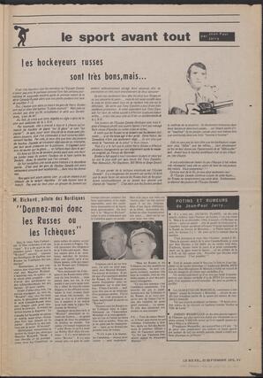 Le Soleil de Vancouver, September 22, 1972, page 15