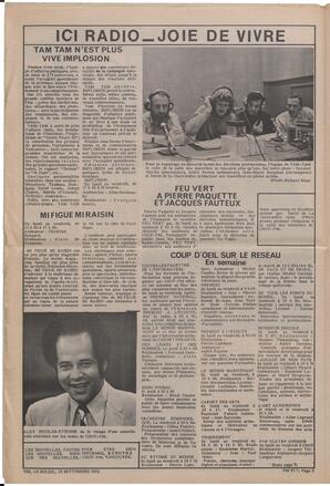 Le Soleil de Vancouver, September 15, 1972, page 8