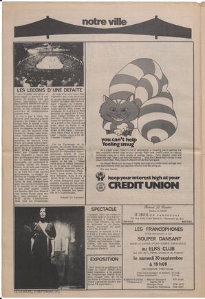 Le Soleil de Vancouver, September 15, 1972, page 6