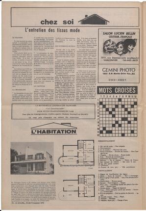 Le Soleil de Vancouver, September 15, 1972, page 4