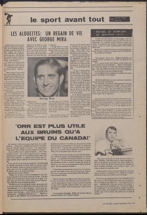 Le Soleil de Vancouver, September 8, 1972, page 15