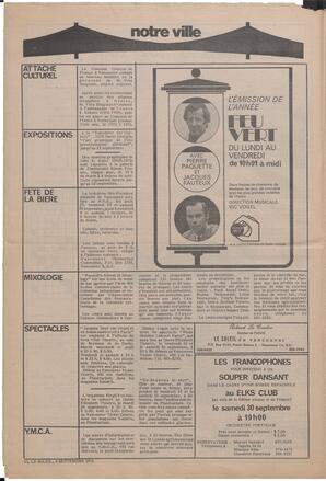 Le Soleil de Vancouver, September 8, 1972, page 6
