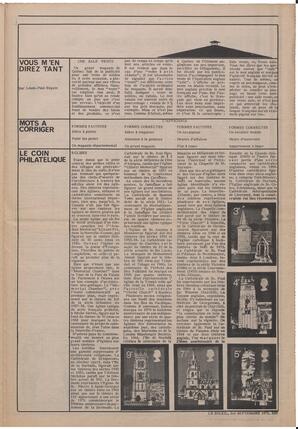 Le Soleil de Vancouver, September 1, 1972, page 13