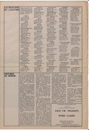 Le Soleil de Vancouver, September 1, 1972, page 7