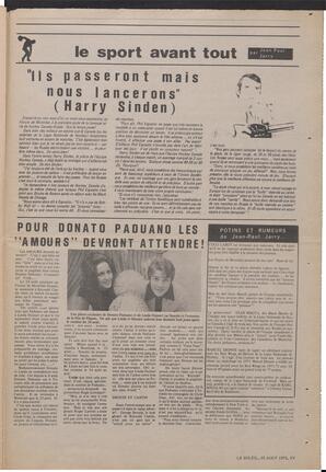 Le Soleil de Vancouver, August 25, 1972, page 15