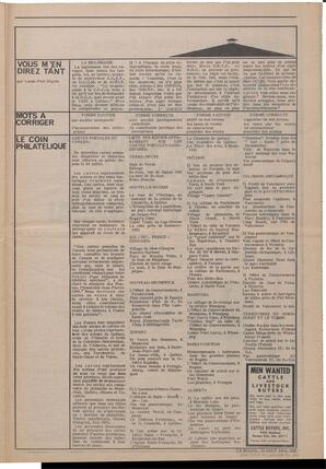 Le Soleil de Vancouver, August 18, 1972, page 13