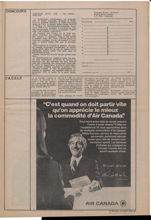 Le Soleil de Vancouver, August 18, 1972, page 11