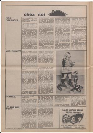 Le Soleil de Vancouver, August 18, 1972, page 4