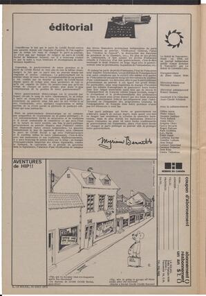 Le Soleil de Vancouver, August 18, 1972, page 2