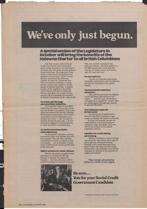 Le Soleil de Vancouver, August 11, 1972, page 14
