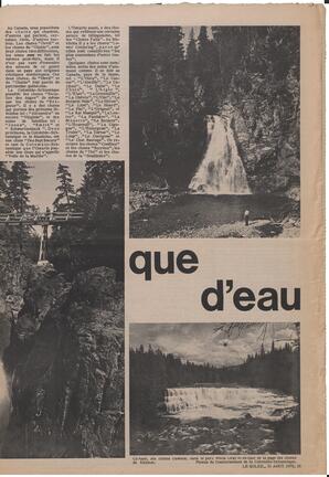 Le Soleil de Vancouver, August 11, 1972, page 9