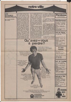 Le Soleil de Vancouver, August 11, 1972, page 6