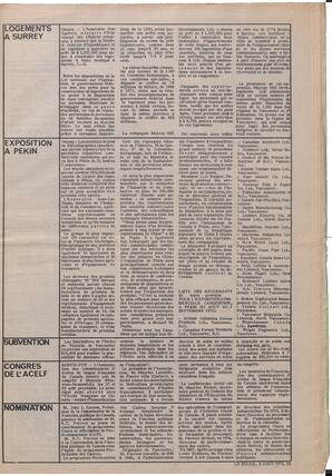 Le Soleil de Vancouver, August 4, 1972, page 3