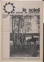 Le Soleil de Vancouver, July 28, 1972