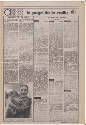 Le Soleil de Vancouver, July 28, 1972, page 11