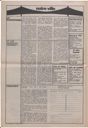 Le Soleil de Vancouver, July 28, 1972, page 6