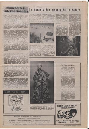 Le Soleil de Vancouver, July 28, 1972, page 5