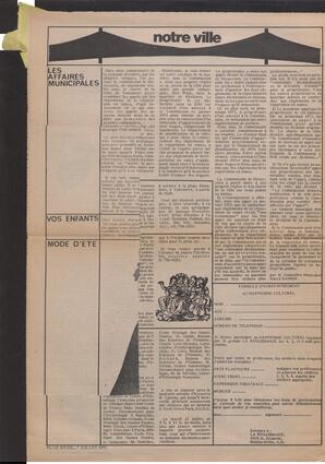 Le Soleil de Vancouver, July 7, 1972, page 6