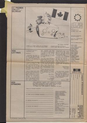 Le Soleil de Vancouver, July 7, 1972, page 2