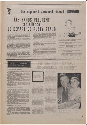 Le Soleil de Vancouver, June 30, 1972, page 15