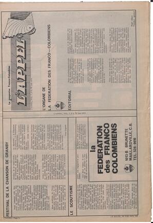 Le Soleil de Vancouver, June 30, 1972, page 7