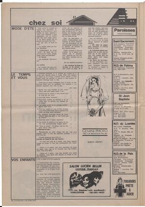 Le Soleil de Vancouver, June 16, 1972, page 4