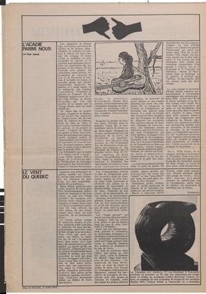 Le Soleil de Vancouver, June 2, 1972, page 12