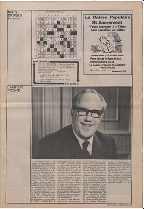 Le Soleil de Vancouver, May 26, 1972, page 7