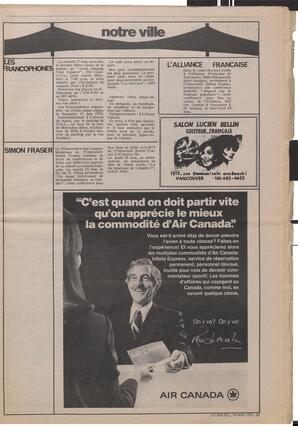 Le Soleil de Vancouver, May 19, 1972, page 3