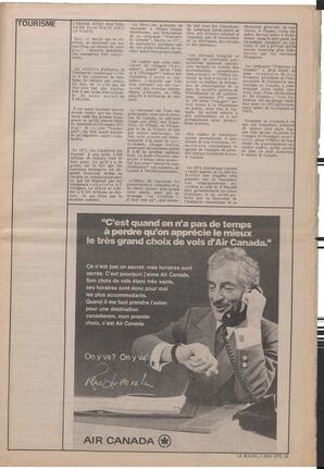 Le Soleil de Vancouver, May 5, 1972, page 3