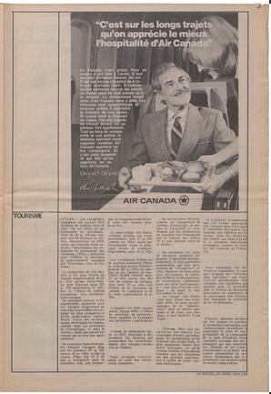 Le Soleil de Vancouver, April 28, 1972, page 13