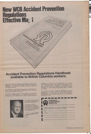 Le Soleil de Vancouver, April 28, 1972, page 7