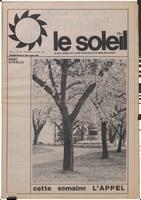 Le Soleil de Vancouver, April 14, 1972