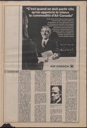 Le Soleil de Vancouver, April 14, 1972, page 13