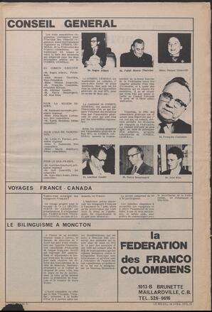 Le Soleil de Vancouver, April 14, 1972, page 9