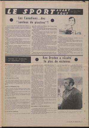 Le Soleil de Vancouver, April 31, 1972, page 15