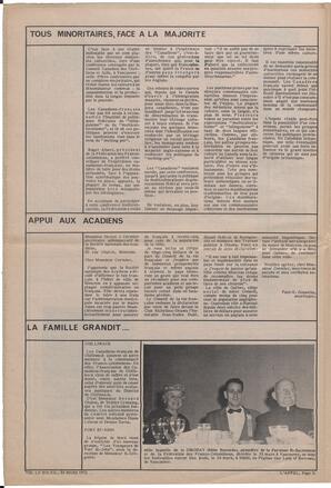 Le Soleil de Vancouver, April 31, 1972, page 8
