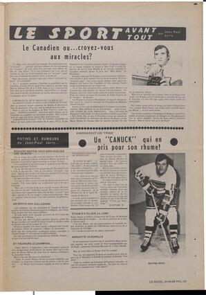 Le Soleil de Vancouver, March 24, 1972, page 15