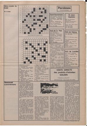 Le Soleil de Vancouver, March 17, 1972, page 7
