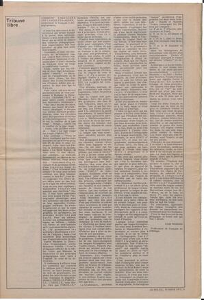 Le Soleil de Vancouver, March 10, 1972, page 5