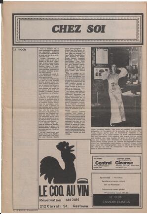 Le Soleil de Vancouver, March 3, 1972, page 10