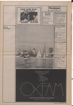Le Soleil de Vancouver, March 3, 1972, page 7