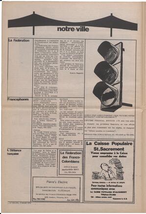 Le Soleil de Vancouver, March 3, 1972, page 6