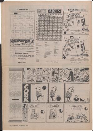 Le Soleil de Vancouver, February 25, 1972, page 16