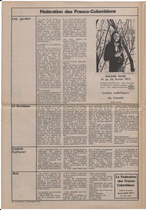Le Soleil de Vancouver, February 25, 1972, page 4