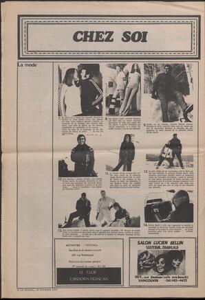 Le Soleil de Vancouver, February 18, 1972, page 10