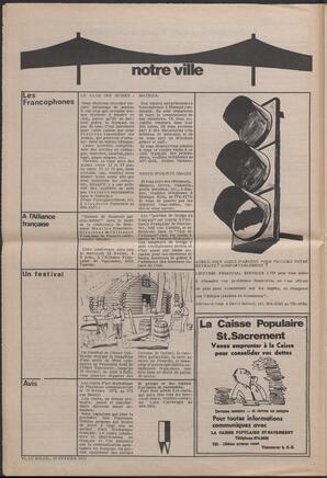 Le Soleil de Vancouver, February 18, 1972, page 6