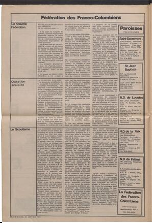 Le Soleil de Vancouver, January 21, 1972, page 4