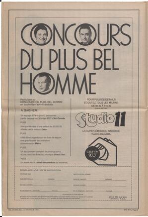 Le Soleil de Vancouver, January 14, 1972, page 8