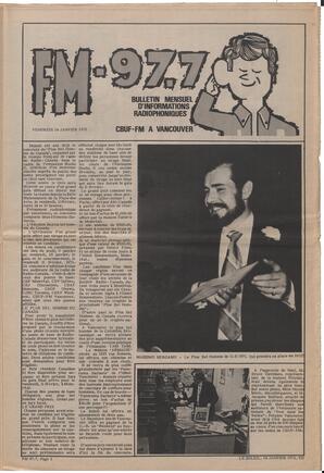 Le Soleil de Vancouver, January 14, 1972, page 7